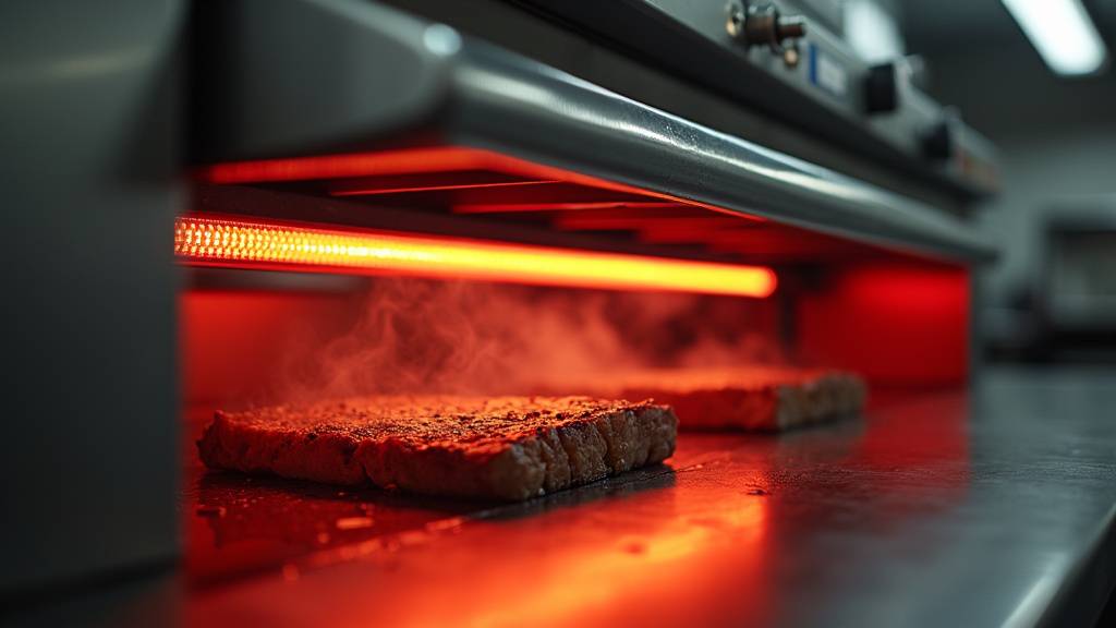 Principe de fonctionnement d'une salamandre de cuisine par rayonnement thermique